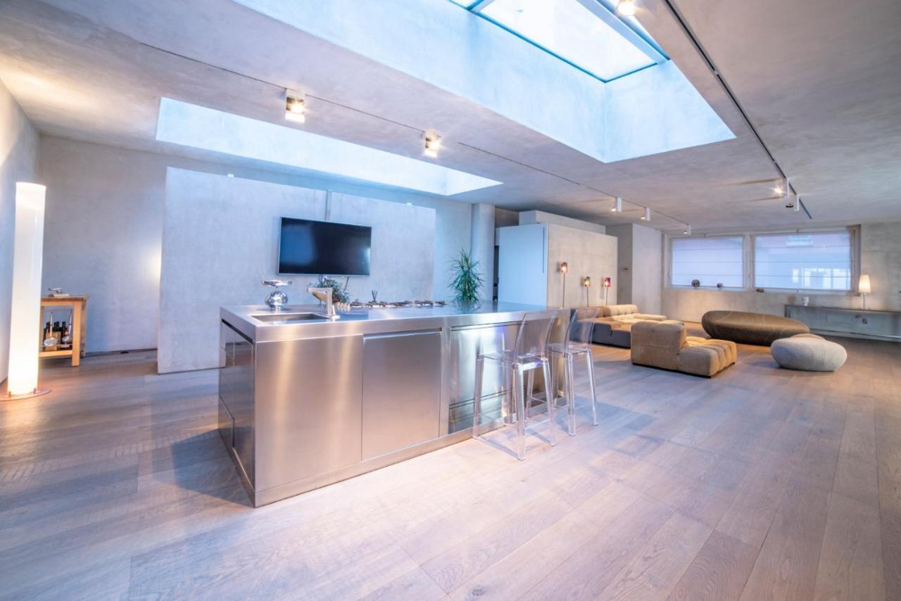 Stylish Loft Appartement Milaan Buitenkant foto